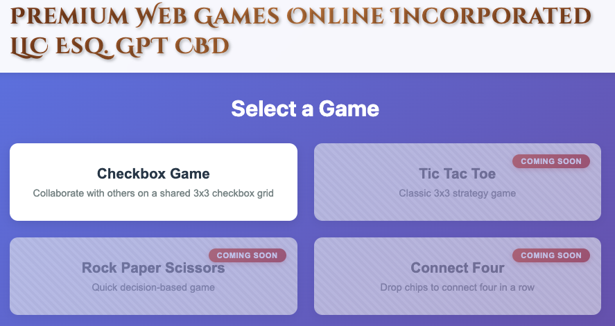 Screenshot of Games