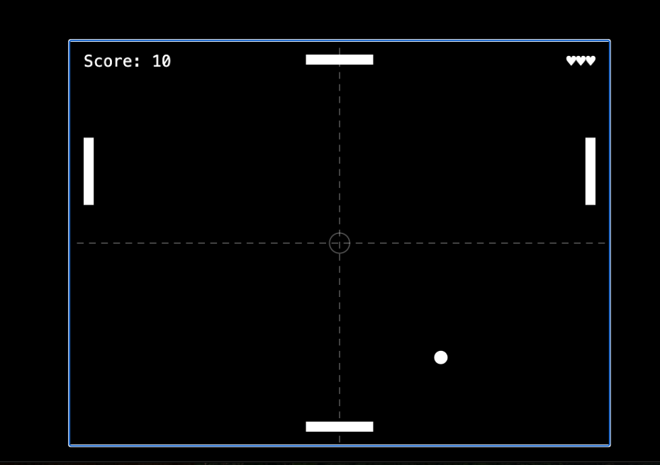 Screenshot of Paddle Game